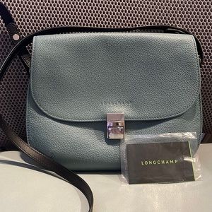 Longchamp leather cross body/shoulder bag